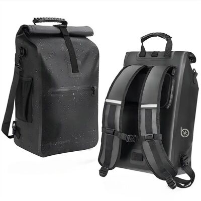 Ali Black 4-in-1 Luggage Rack Bike Backpack