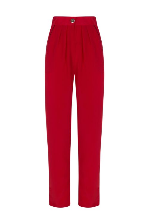 PANTALON MARAVILLAS ROJO