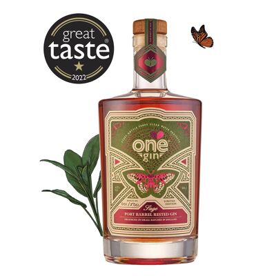 One Gin, Port Barrel Rested, 50cl (limited edition)