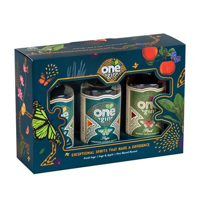 One Gin Miniatures Tasting Set 3x5cl
