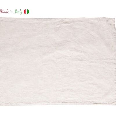 Placemats, 50% Linen/Cotton, Melange, Natural