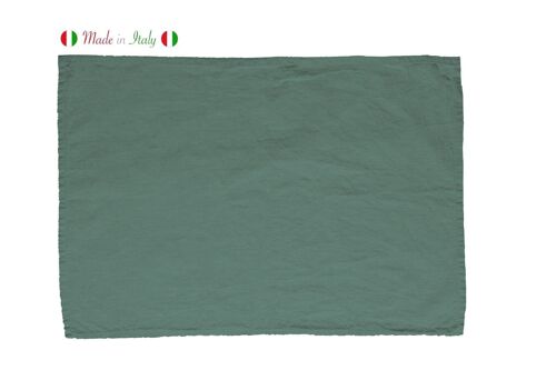 Placemats, 50% Linen/Cotton, Olive Green