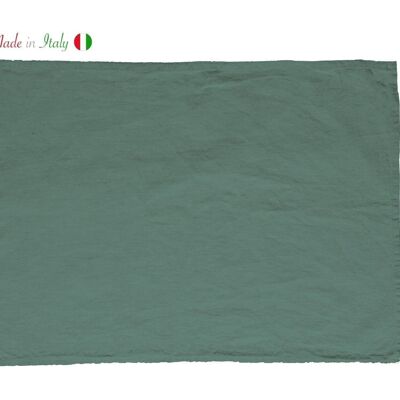 Tovagliette, 50% Lino/Cotone, Verde Oliva