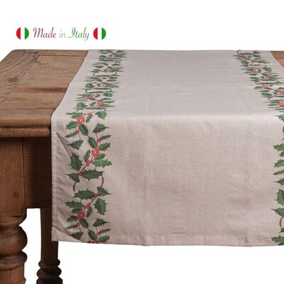 Runner, 50% Linen/Cotton, Melange, Holly