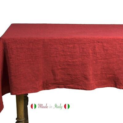 Tablecloth, 50% Linen/Cotton, Cherry