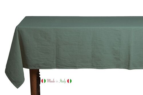 Tablecloth, 50% Linen/Cotton, Olive Green