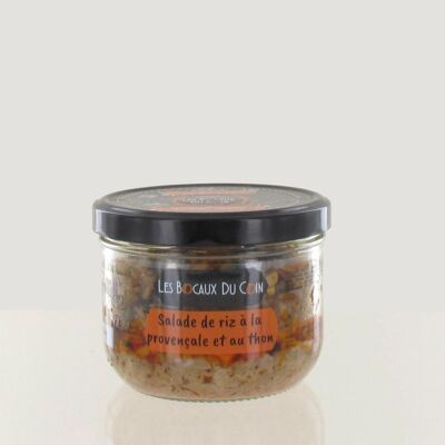 Jar of Provençal rice salad with tuna - 100% artisanal jar