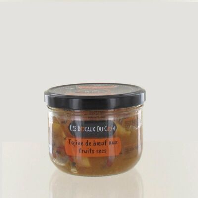 Beef tagine jar with dried fruits - 100% artisanal jar