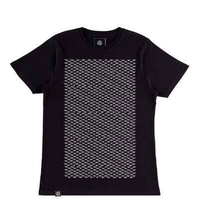 CRANES Black Bambo & Organic Cotton T-Shirt