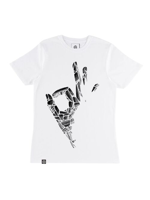 AOK White Bamboo & Organic Cotton T-Shirt