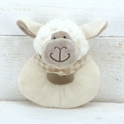 Sheep Baby Rattle - 10cm