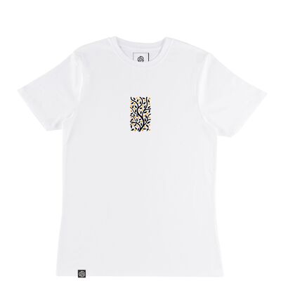 CLEMENTINE T-Shirt aus weißem Bambus und Bio-Baumwolle