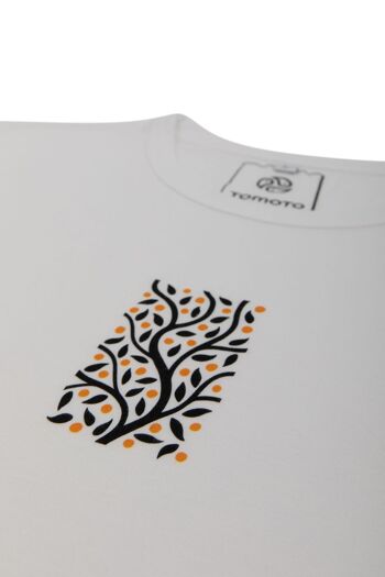 CLEMENTINE T-Shirt Blanc Bambou & Coton Bio 2