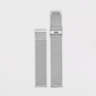 16mm Strap - Silver Mesh