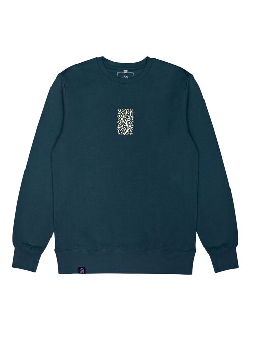 CLEMENTINE Denim Blue Organic Cotton Sweatshirt