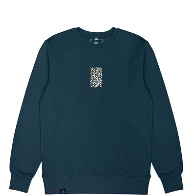 CLEMENTINE Denimblaues Sweatshirt aus Bio-Baumwolle