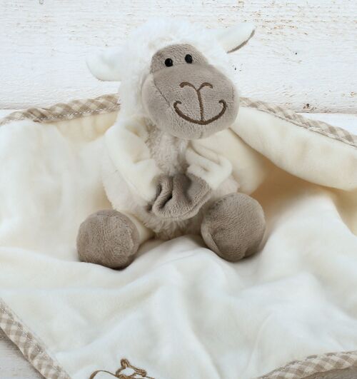 Sheep Toy Baby Soother Comforter - 29 x 29cm