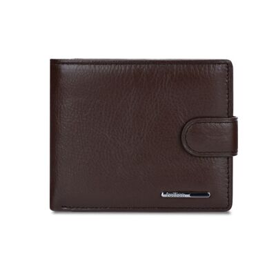 Men's wallet | luxury | plain | various colors | 12.2x2x9.5cm