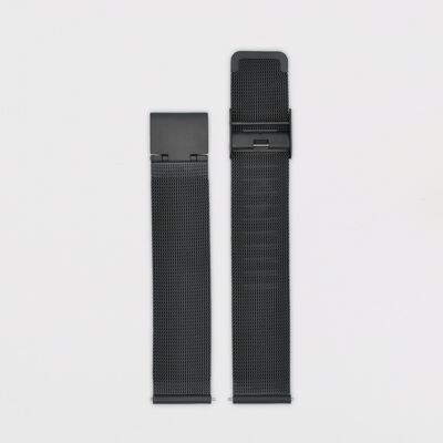 18mm Strap - Black Mesh