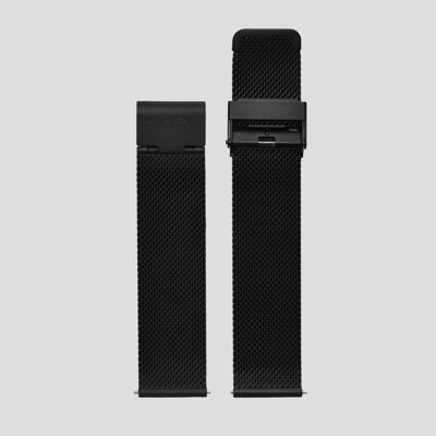 20mm Strap - Black Mesh