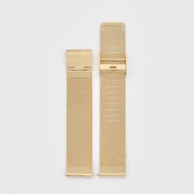 18mm Strap - Gold Mesh