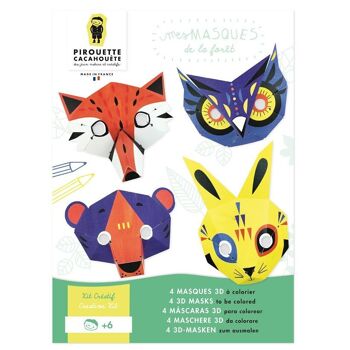 Kit créatif masques de la Forêt 1