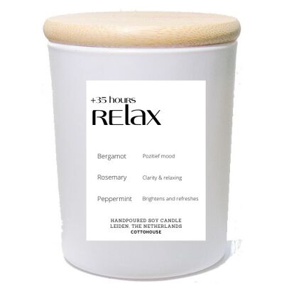 Candela relax +35 ore | Candela profumata motivazione