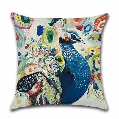 Cushion Cover Colourfull - Peacock
