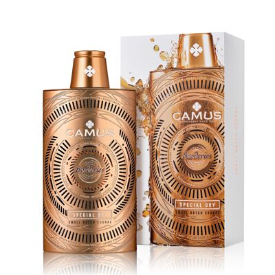 CAMUS Cognac Special Dry - Borderies Single Estate - 50cl 40° - Raffinierte Reiseflasche - Perfektes Geschmacksprofil für die Mixologie