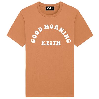 CAMISETA GOOD MORNING KEITH ACID TERRACOTA