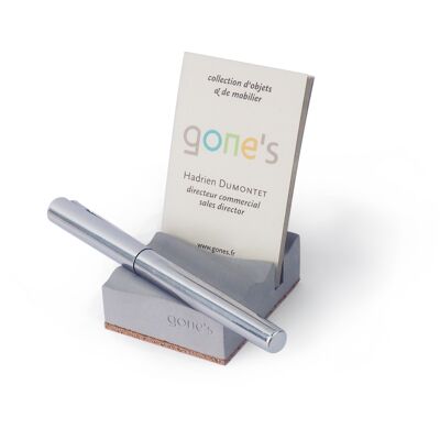 Concrete business card holder - ONDE