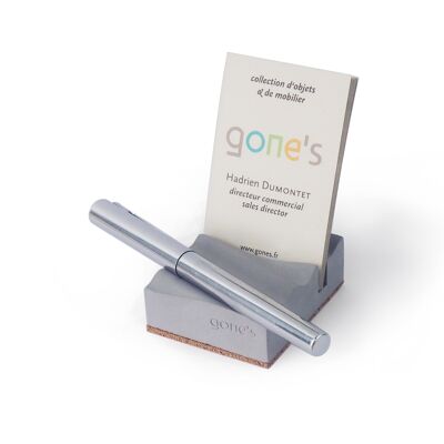 Concrete business card holder - ONDE