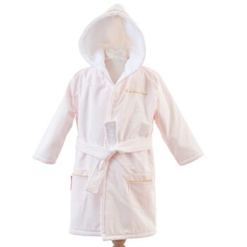 Peignoir enfant rose pâle Princesse Swan 4-5 ans 4