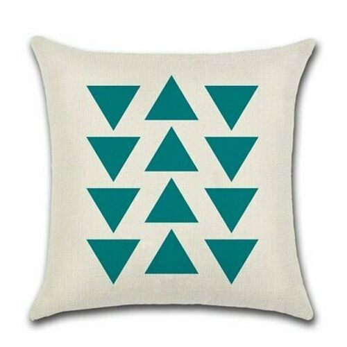 Cushion Cover Triangle - Blue Triangle