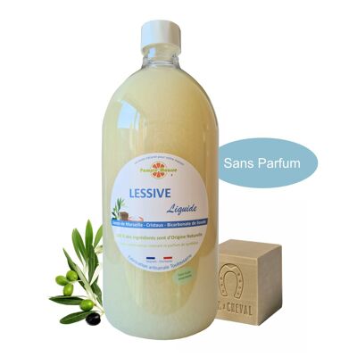 Nature liquid detergent 1 liter bottle