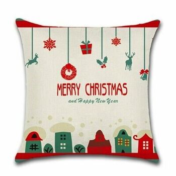 Housse de coussin Noël - Joyeux 1