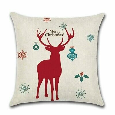 Cushion Cover Christmas - Red Dear