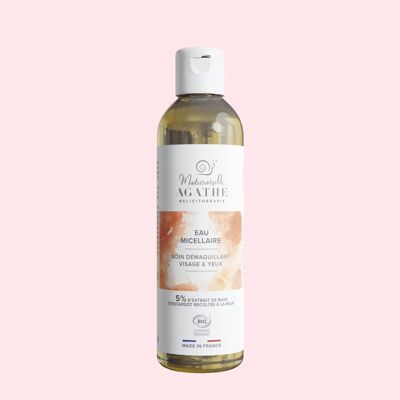 Certified organic micellar water - face & eye make-up remover