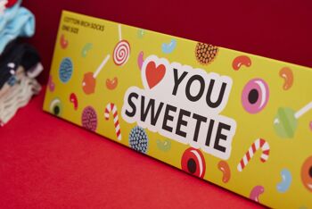 Chaussettes 'Love You Sweetie' - 4 Paires 8
