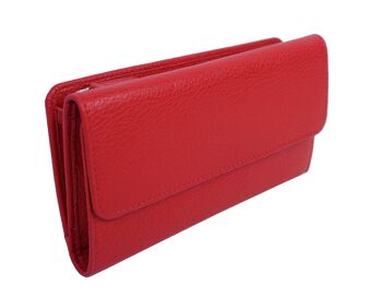 Grand portefeuille en cuir DB-905 Rouge 1