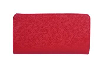 Grand portefeuille en cuir DB-905 Rouge 5