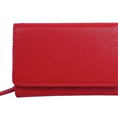 Leather wallet DB-908 Red