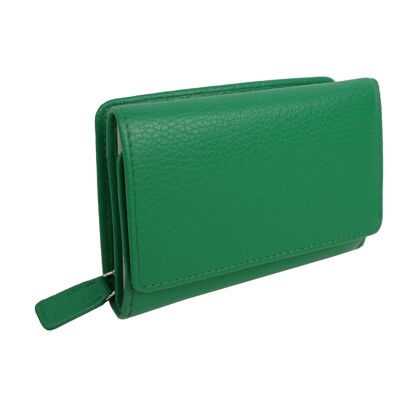 Leather wallet DB-908 Green