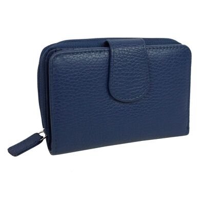 Leather wallet DB-988 Navy
