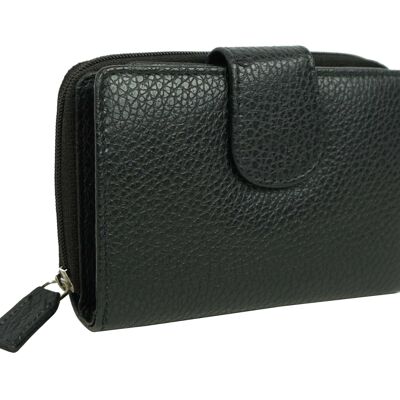 Leather Wallet DB-988 Black