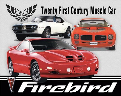 Plaque metal Pontiac Firebird