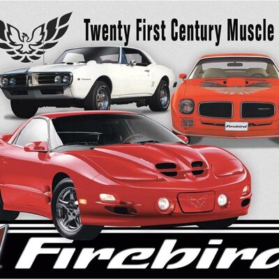 Placa de metal Pontiac Firebird