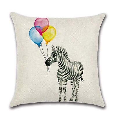 Cushion Cover Ballon - Zebra
