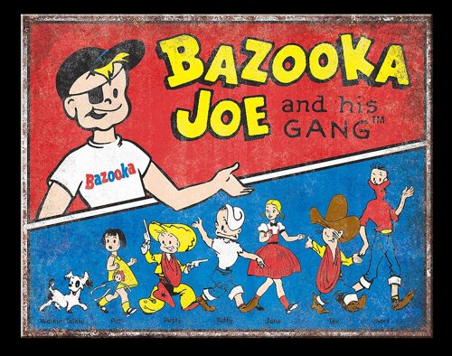 Plaque metal Bazooka Gang