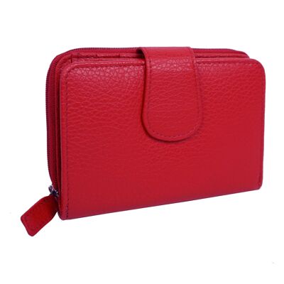 Leather wallet DB-988 Red